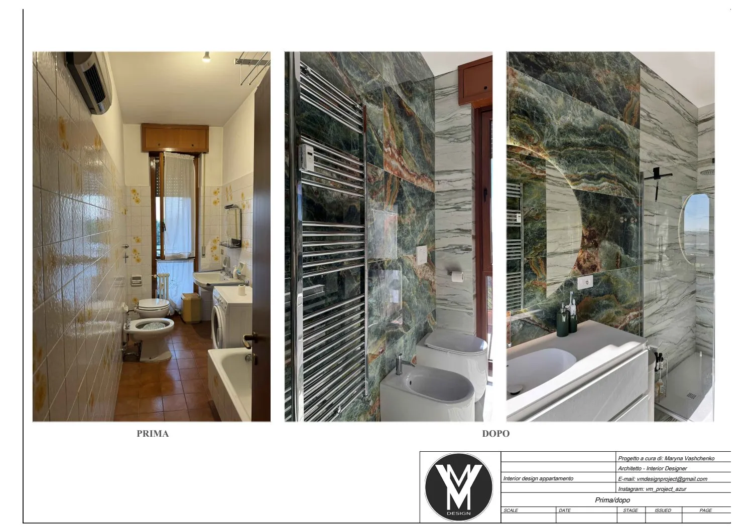 Appartamento Monza — drawing sheet