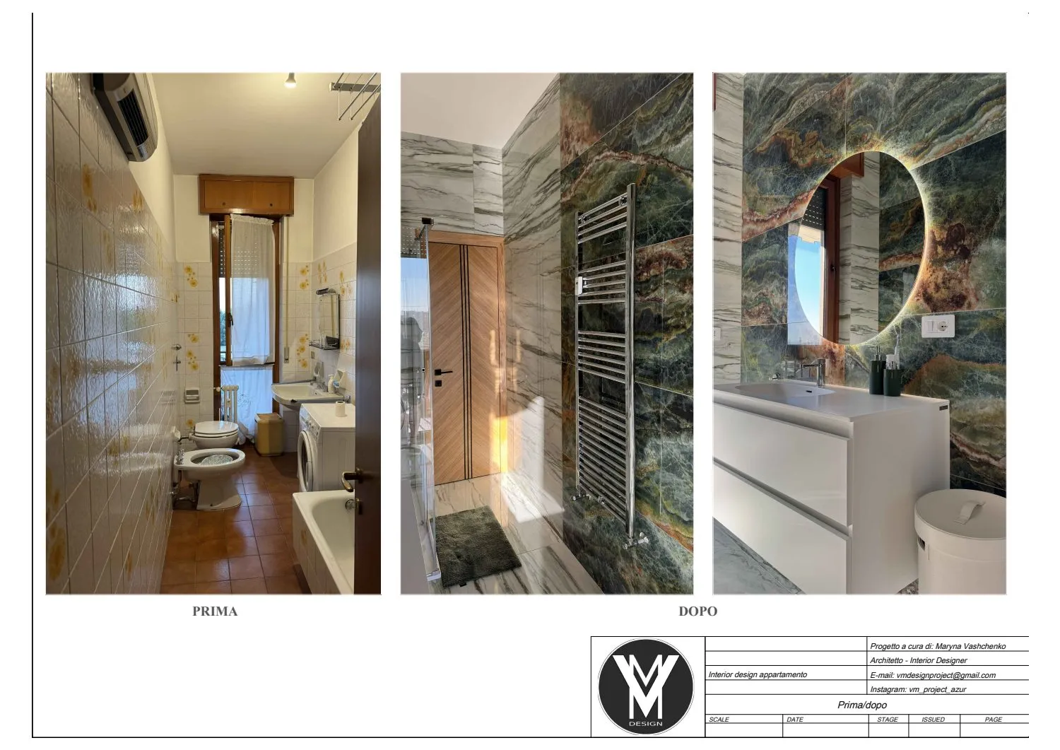 Appartamento Monza — drawing sheet