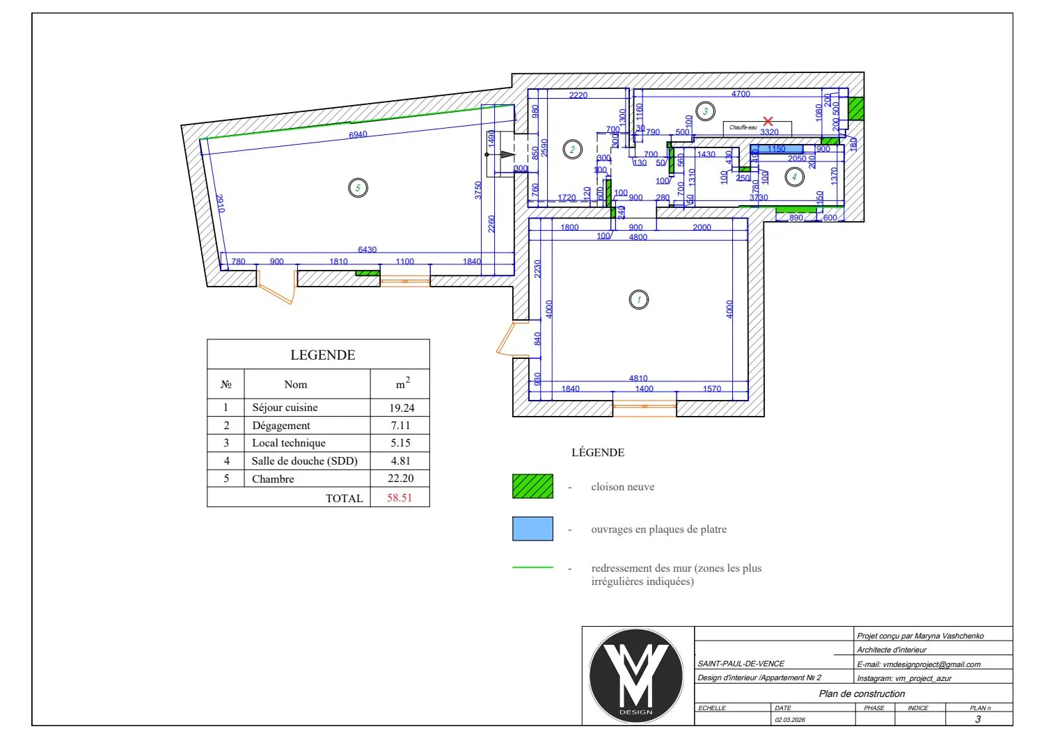 Saint-Paul-de-Vence II — drawing sheet