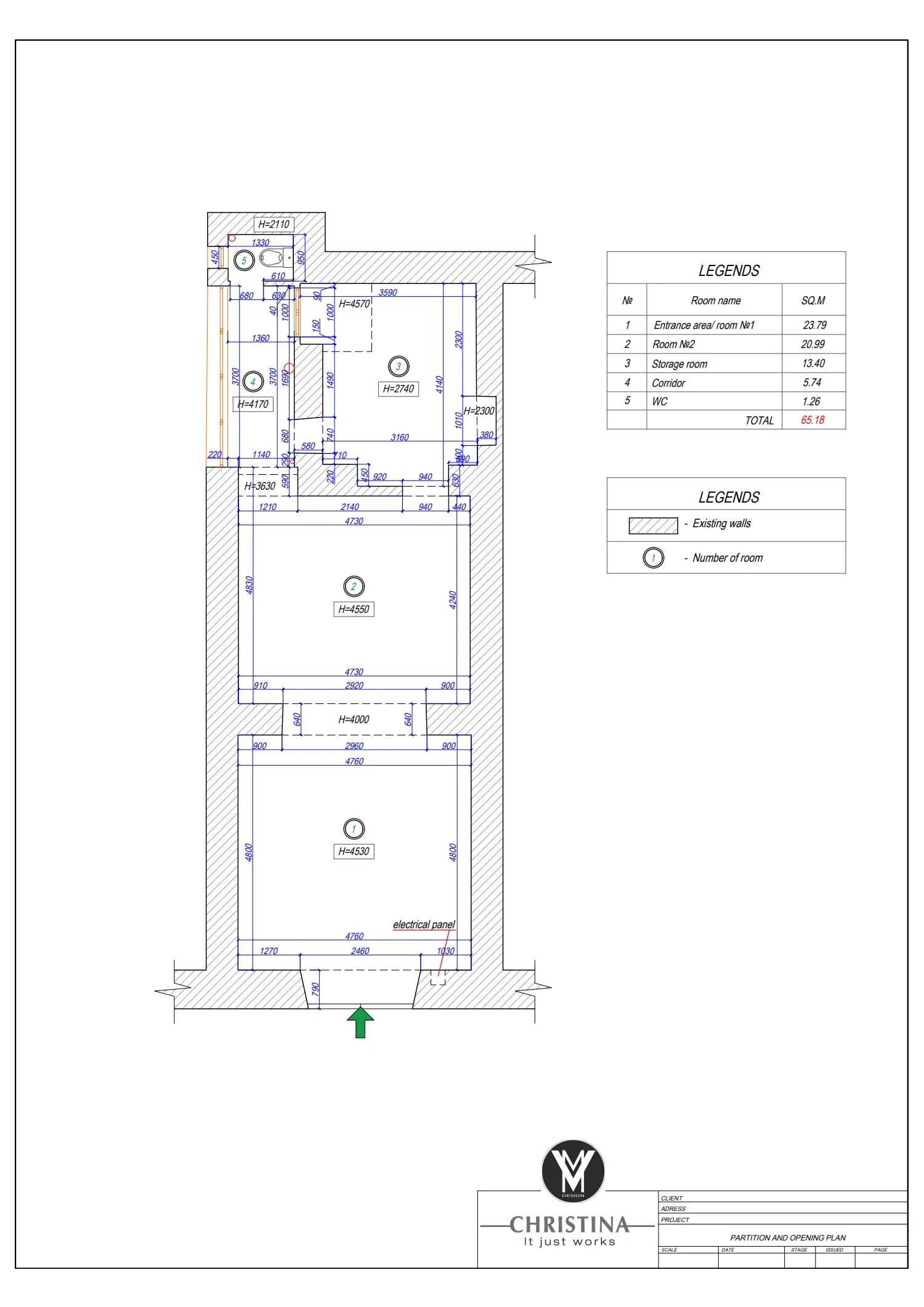 Christina Roma — drawing sheet
