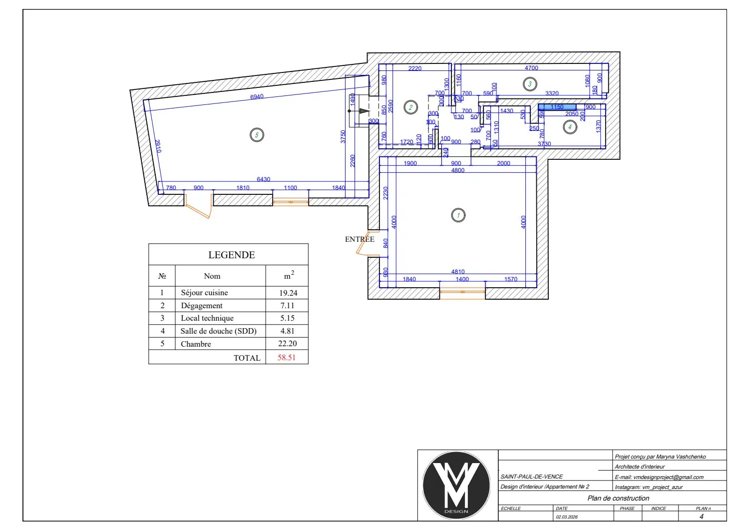 Saint-Paul-de-Vence II — drawing sheet
