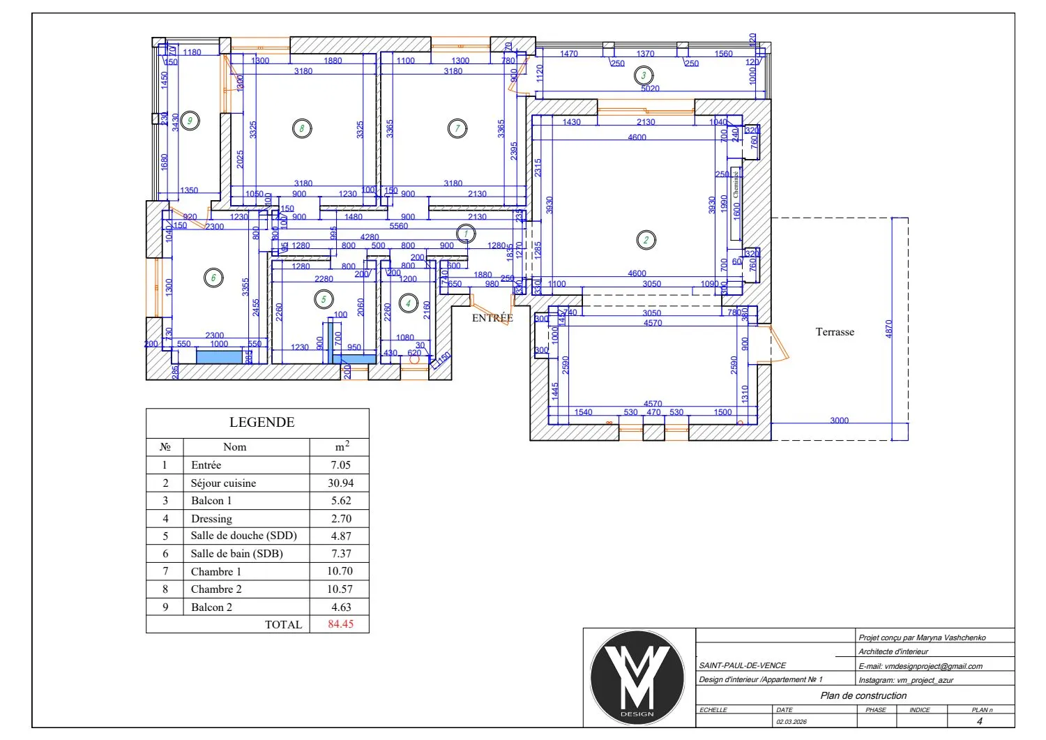 Saint-Paul-de-Vence I — drawing sheet