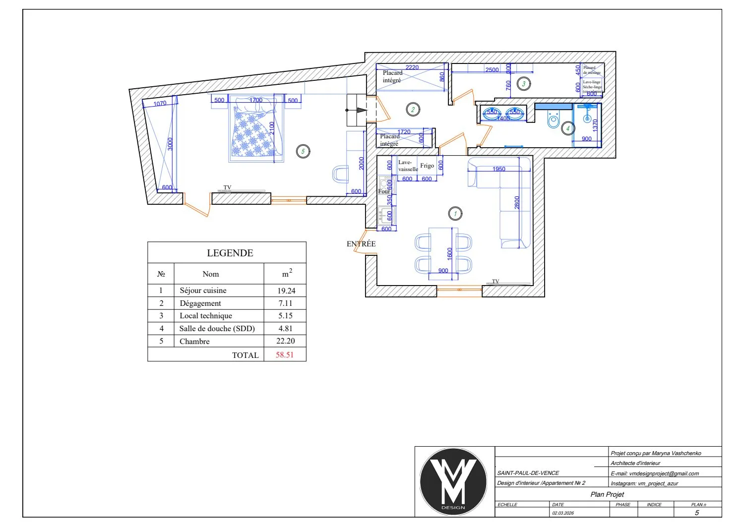 Saint-Paul-de-Vence II — drawing sheet