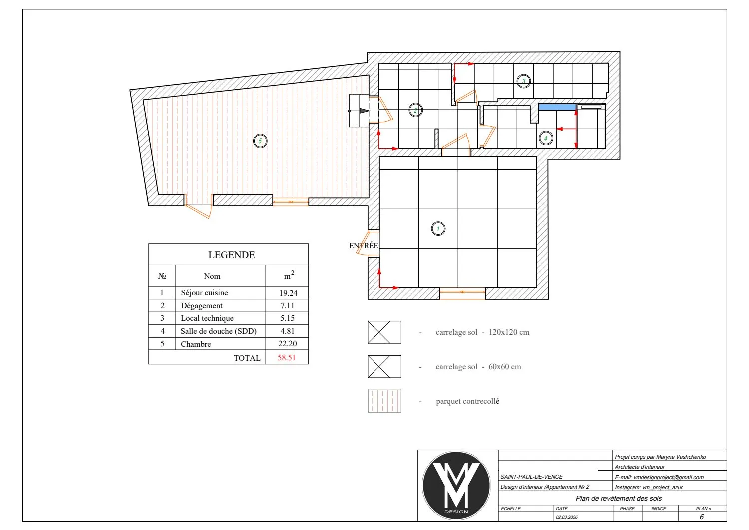 Saint-Paul-de-Vence II — drawing sheet