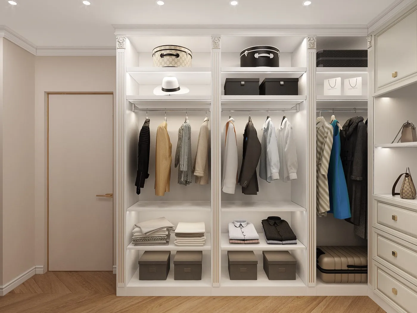 Dressing Rooms — interior visualisation