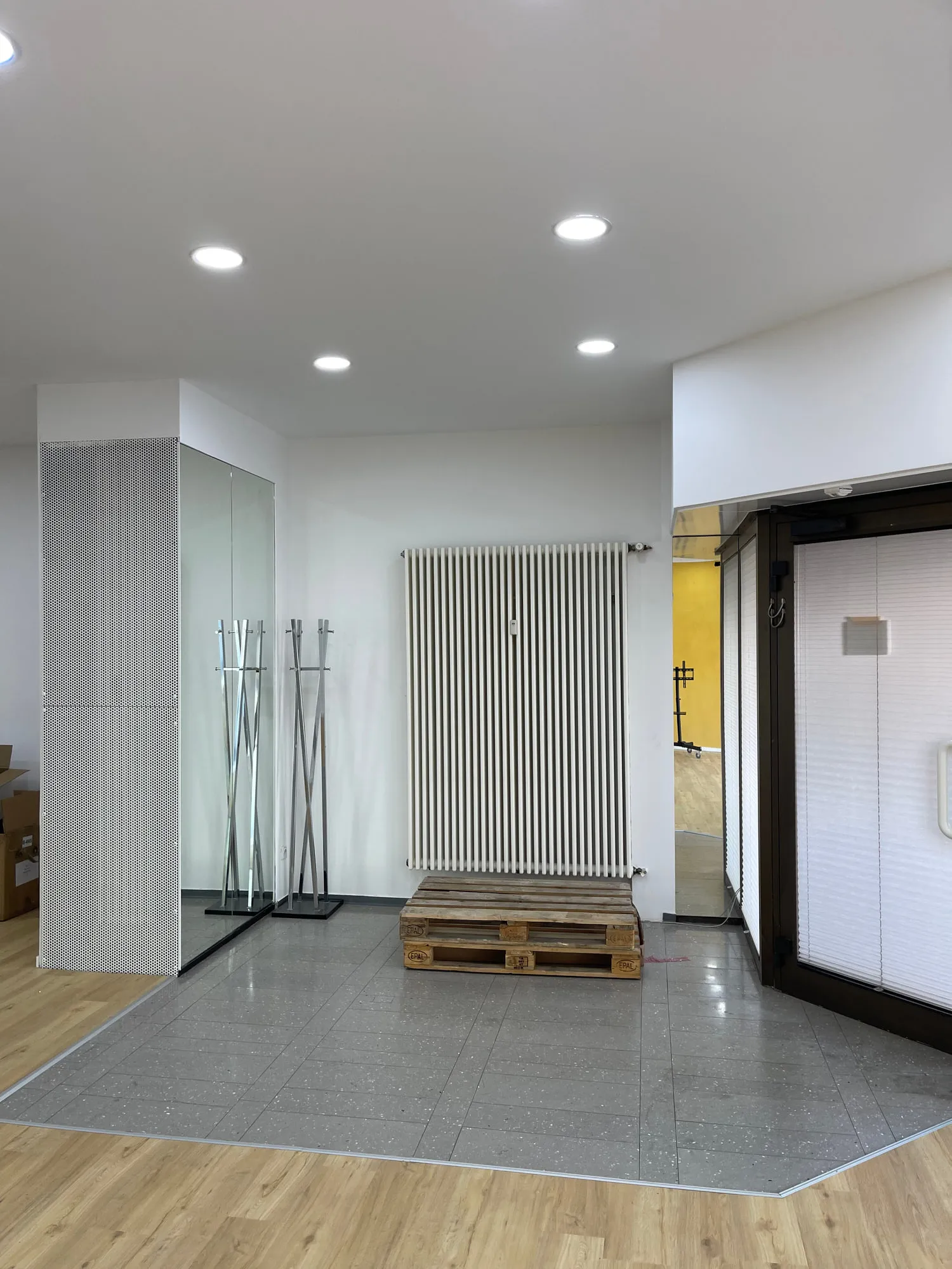 Christina Kassel — the empty unit before fit-out