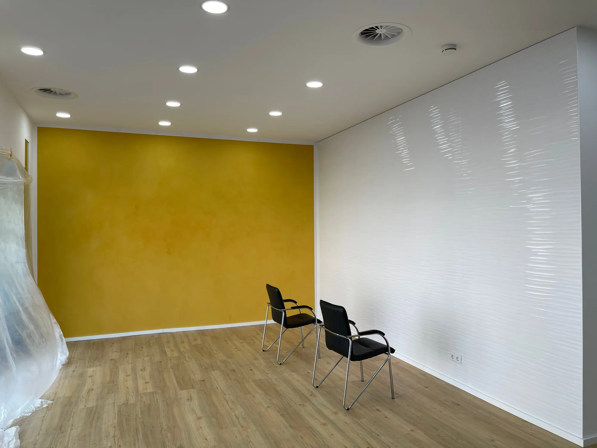 Christina Kassel — the empty unit before fit-out