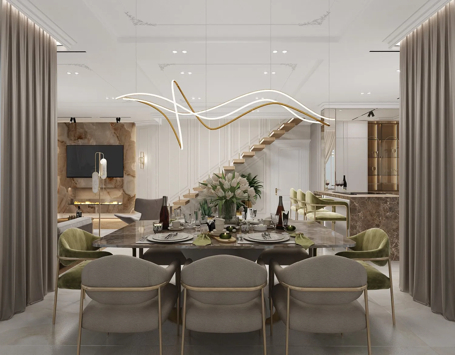 Kitchen & Living — 09